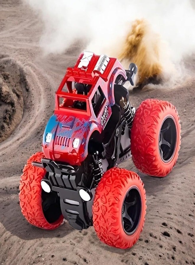 Stylbase Set Monster Truck Baby Boy Toys Friction Powered Baby Toy Car Durable High-Density Alloy and Non-Toxic Plastic, Non-Slip Tires Kids Cars Khilona 2-3 Years (Pack of 2) - Image 2
